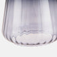 Porto Grey Optic Glass Tapered Pendant