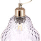 Lisbon Grey Optic Diamond Glass Pendant
