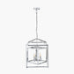 Anis Nickel Metal 4 Light Cube Pendant