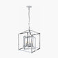 Anis Nickel Metal 4 Light Cube Pendant