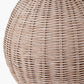 Raffles Large Rattan Cream Wash Pendant