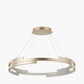 Sienna Gold Metal LED Ring Pendant