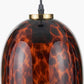 Lucien Tortoiseshell Egg Glass Pendant