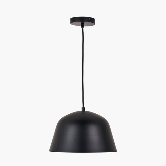 Amalie Black Metal Retro Pendant