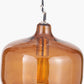 Corby Amber Glass Pendant