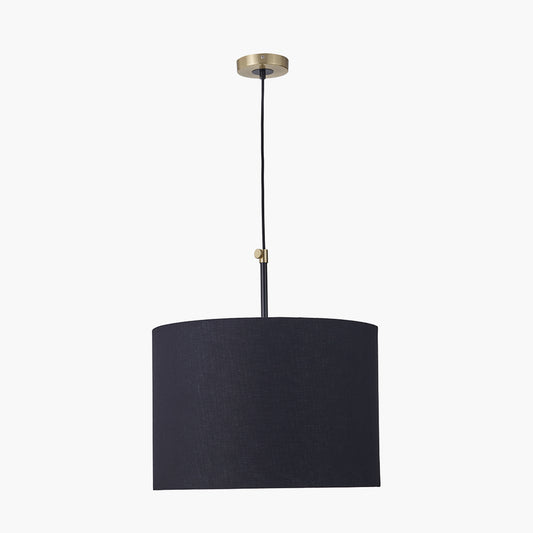 Bryce Black and Gold Metal Ceiling Pendant