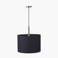Bryce Black and Gold Metal Ceiling Pendant