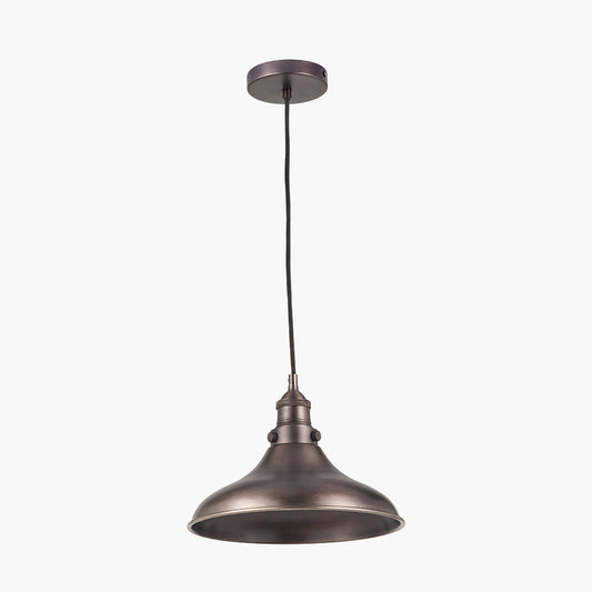 Ellis Antique Bronze Café Metal Pendant