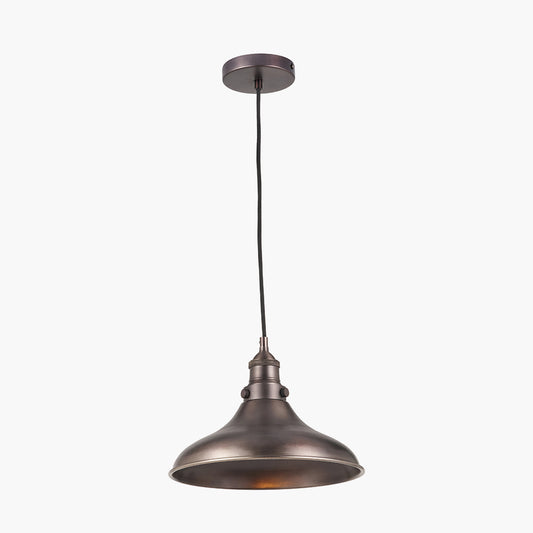 Ellis Antique Bronze Café Metal Pendant