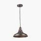 Ellis Antique Bronze Café Metal Pendant