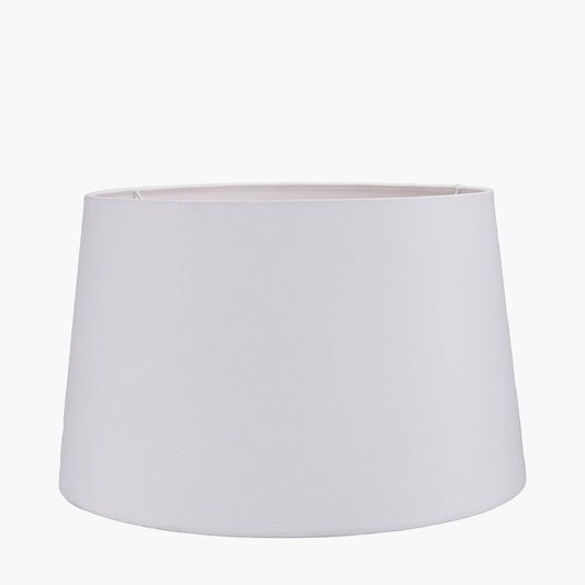 Winston 45cm White Handloom Tapered Lampshade