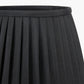 Lyndon 40cm Black Silk Mix Knife Pleat Tapered Lampshade