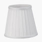 Lyndon 15cm Ivory Silk Mix Knife Pleat Tapered Lampshade