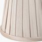 Lyndon 15cm Taupe Silk Mix Knife Pleat Tapered Lampshade