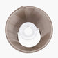 Lyndon 15cm Taupe Silk Mix Knife Pleat Tapered Lampshade