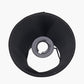 Lyndon 17cm Black Silk Mix Knife Pleat Tapered Lampshade