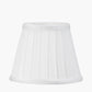 Lyndon 17cm Ivory Silk Mix Knife Pleat Tapered Lampshade