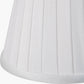 Lyndon 17cm Ivory Silk Mix Knife Pleat Tapered Lampshade