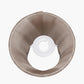 Lyndon 17cm Taupe Silk Mix Knife Pleat Tapered Lampshade