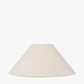 Winston 35cm White Handloom Tapered Lampshade