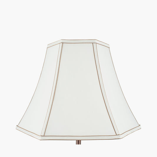 Lyla 30cm Cream Silk Mix Bowed Lampshade