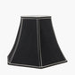 Lyla 40cm Black Silk Mix Bowed Lampshade