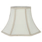 Lyla 40cm Cream Silk Mix Bowed Lampshade