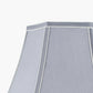 Lyla 35cm Steel Grey Silk Mix Bowed Lampshade