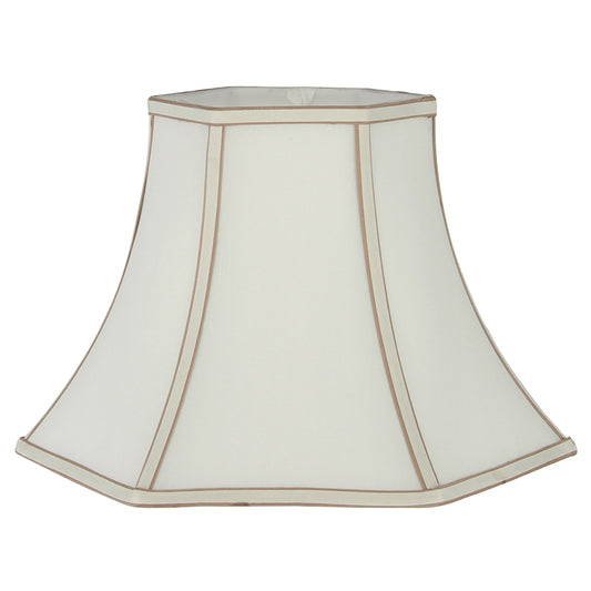 Lyla 50cm Cream Silk Mix Bowed Lampshade