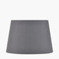 Adelaide 25cm Steel Grey Tapered Cotton Mix Lampshade