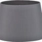 Adelaide 25cm Steel Grey Tapered Cotton Mix Lampshade