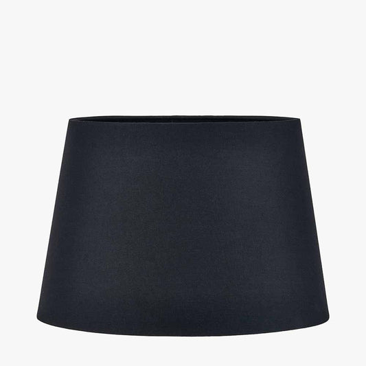 Adelaide 40cm Black Tapered Cotton Mix Lampshade