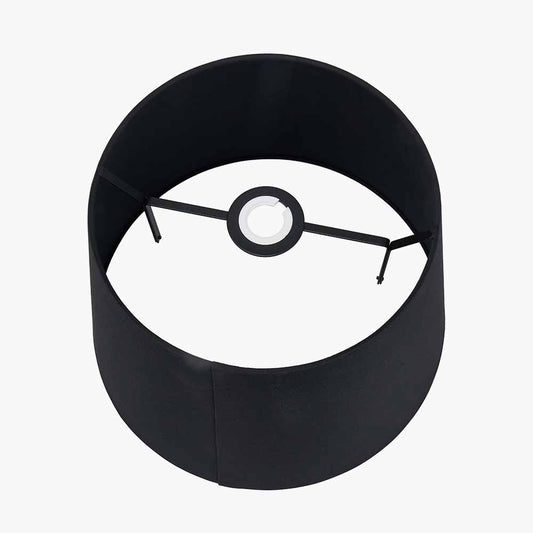 Adelaide 40cm Black Tapered Cotton Mix Lampshade