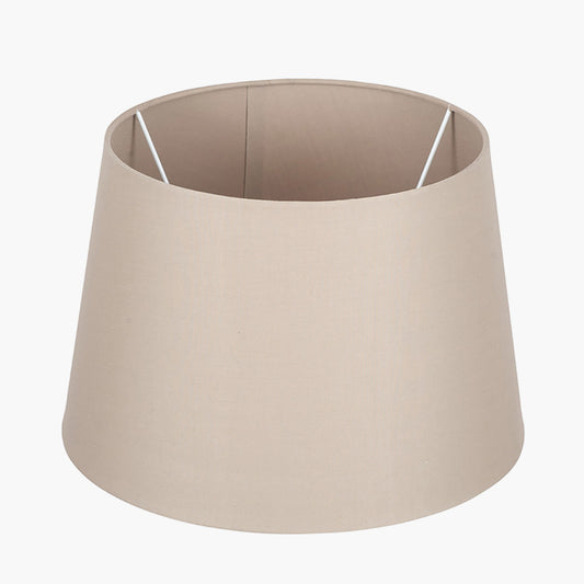 Adelaide 30cm Taupe Tapered Cotton Mix Lampshade