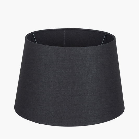 Adelaide 35cm Black Tapered Cotton Mix Lampshade