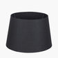 Adelaide 30cm Black Tapered Cotton Mix Lampshade