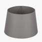 Adelaide 25cm Steel Grey Tapered Cotton Mix Lampshade