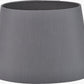 Adelaide 20cm Steel Grey Tapered Cotton Mix Lampshade