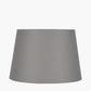 Adelaide 25cm Steel Grey Tapered Cotton Mix Lampshade