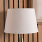 Adelaide 25cm Ivory Tapered Cotton Mix Lampshade