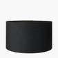 Harry 35cm Black Cotton Mix Cylinder Lampshade