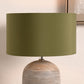 Harry 35cm Sage Cotton Mix Cylinder Lampshade