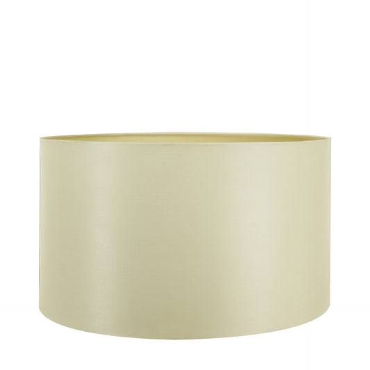 Zara 40cm Almond Silk Cylinder Lampshade