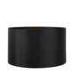 Zara 40cm Black Silk Cylinder Lampshade