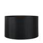 Zara 40cm Black Silk Cylinder Lampshade