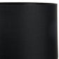 Zara 40cm Black Silk Cylinder Lampshade