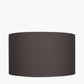 Henry 30cm Grey Handloom Cylinder Lampshade