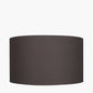 Henry 40cm Grey Handloom Cylinder Lampshade