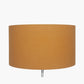 Henry 40cm Mustard Handloom Cylinder Lampshade