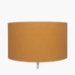 Henry 40cm Mustard Handloom Cylinder Lampshade